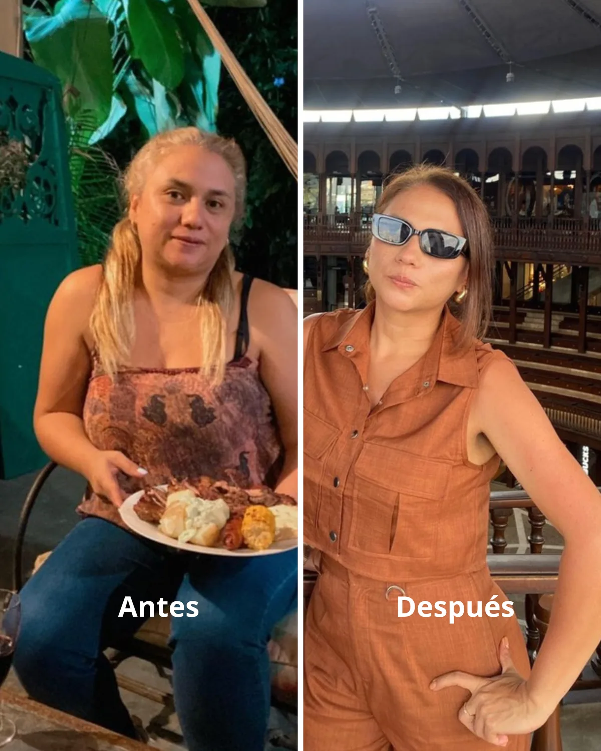 Antes y después · Astrid